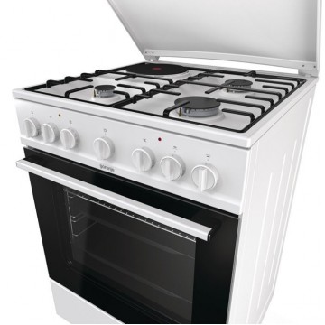 Gorenje GK6B41WD Κουζίνα 71lt με Εστίες Φυσικού Αερίου Π60εκ. Λευκή